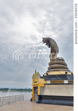 Statue of Seven-headed Serpent, Thailand Statue of Seven-headed Serpent, Thailand 35648439