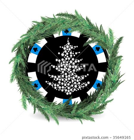 New Year and Christmas holiday. a casino 35649165