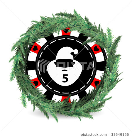 New Year and Christmas holiday. a casino 35649166