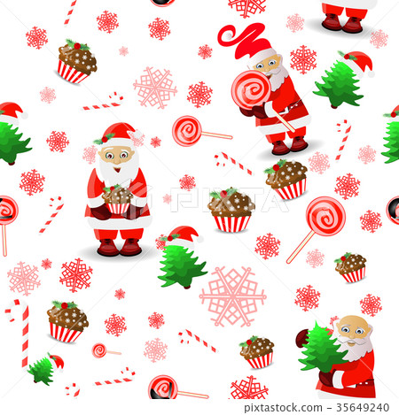seamless christmas pattern. vector illustration seamless christmas pattern. vector illustration 35649240