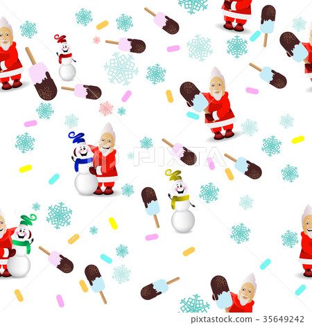 seamless christmas pattern. vector illustration seamless christmas pattern. vector illustration 35649242