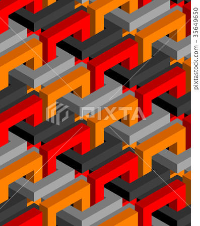 Isometric seamless background 35649650