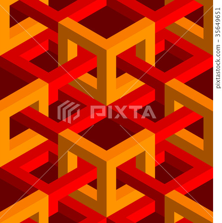 Isometric seamless background 35649651