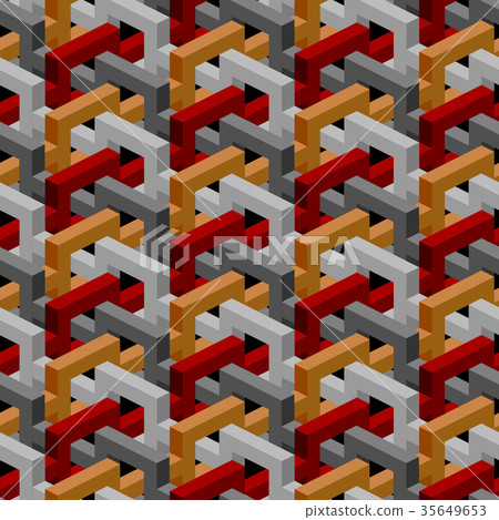 Isometric seamless background 35649653