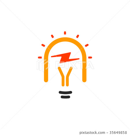 New idea symbol stylized vector lightbulbs icon New idea symbol stylized vector lightbulbs icon 35649858