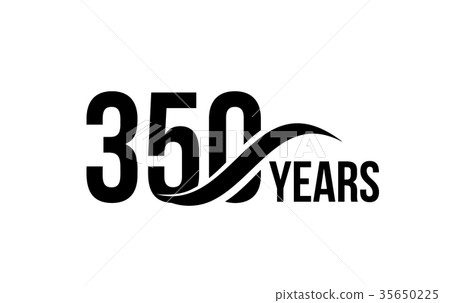 Vector isolated anniversary date logo template for 35650225