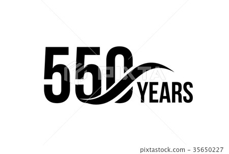 Vector isolated anniversary date logo template for 35650227