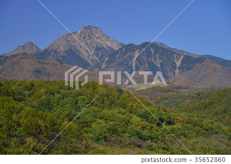 從Yatsugatake Kogen Ohashi Yatsugatake秋葉的看法 35652860