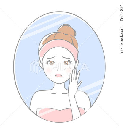 I'm worried about the woman in the mirror 35654834