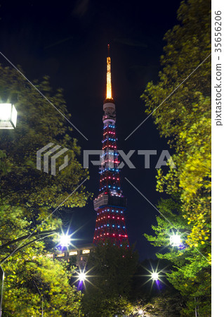 Saturday Night Tokyo Tower Light Up Diamond Bale 35656206