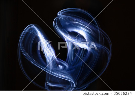 Abstract light ray on black background Abstract light ray on black background 35656284