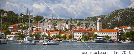Skradin is a small historic town in Croatia 35657068