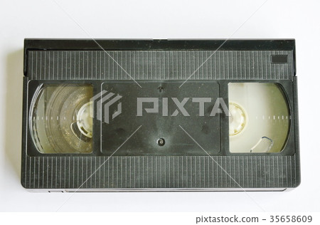 video tape recorder on white background 35658609