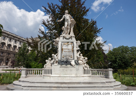 Mozart Monument in Vienna 35660037