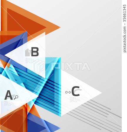 Triangles and geometric shapes abstract background Triangles and geometric shapes abstract background 35661345