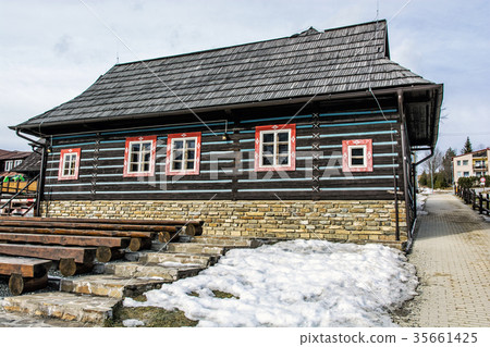 Folk architecture, Zdiar village, Belianske Tatry 35661425