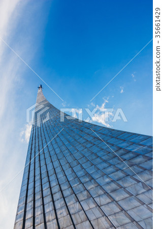 Monument to the Conquerors of Space against sky 35661429
