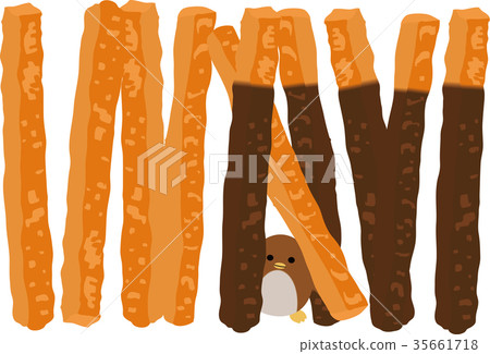 Orange peel and chocolate peel and penguin 35661718