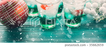 Christmas holiday party green and red drinks Christmas holiday party green and red drinks 35662659