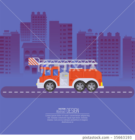 The fire truck 35663193
