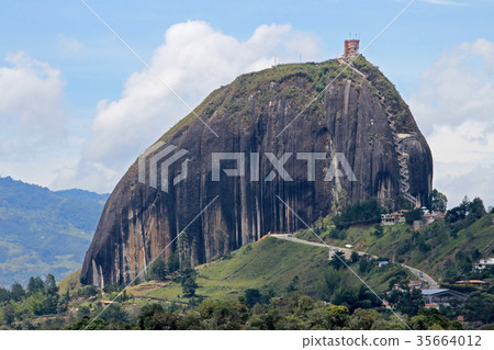 Rock of Guatape, Piedra De Penol, near Medellin 35664012