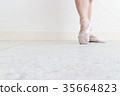 ballet point foot position on right frame 35664823