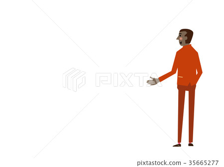 A man in a suit. Businessman. Men turning their backs. A man in a suit. Businessman. Men turning their backs. 35665277