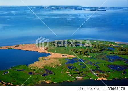 aerial photography  of Struck in baltic sea 35665476