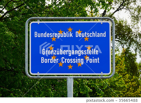 Border Crossing Point to Germany, EU 35665488