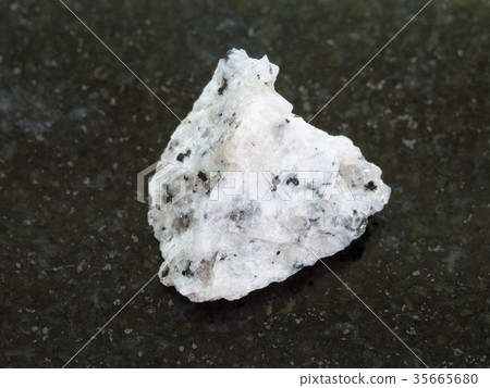 raw Diorite stone on dark background raw Diorite stone on dark background 35665680