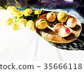 Tulip, quince, pomegranate 35666118