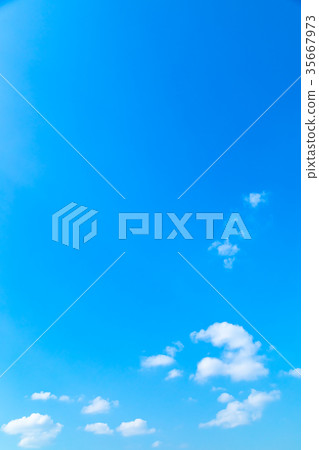  雲彩積雲藍天白色雲彩秋天天空冬天天空背景材料雲彩藍天綜合性背景 35667973