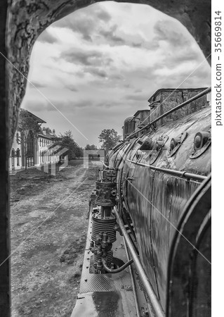 View from window locomotive 35669814