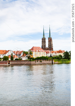 Archbishop's Palace on Ostrow Tumski in Wroclaw Archbishop's Palace on Ostrow Tumski in Wroclaw 35671021