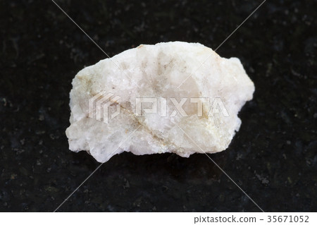 scheelite vein (tungsten ore) in rough stone 35671052