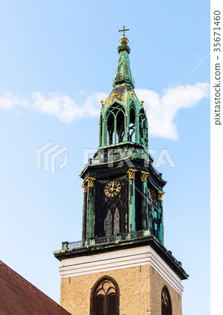 steeple of St. Mary's Church in Berlin steeple of St. Mary's Church in Berlin 35671460