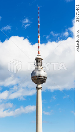 view of TV Tower (Fernsehturm) in Berlin 35671461
