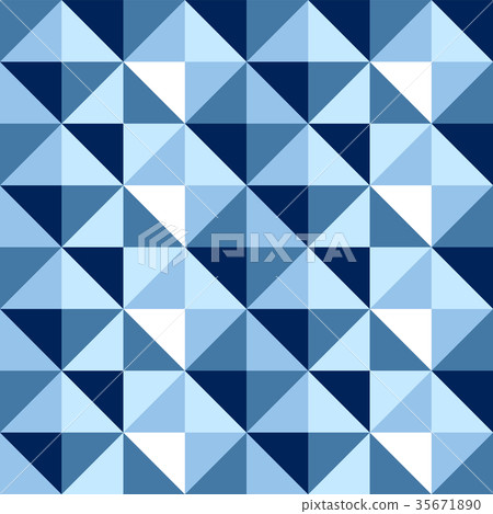 Diamond seamless background pattern in blue. Diamond seamless background pattern in blue. 35671890