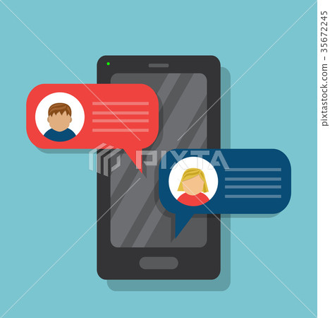 cell phone communication 35672245