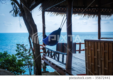 Beach shelter in Thailand Beach shelter in Thailand 35672441