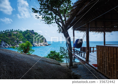 Beach shelter in Thailand 35672442