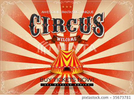 Vintage Circus Poster Vintage Circus Poster 35673781