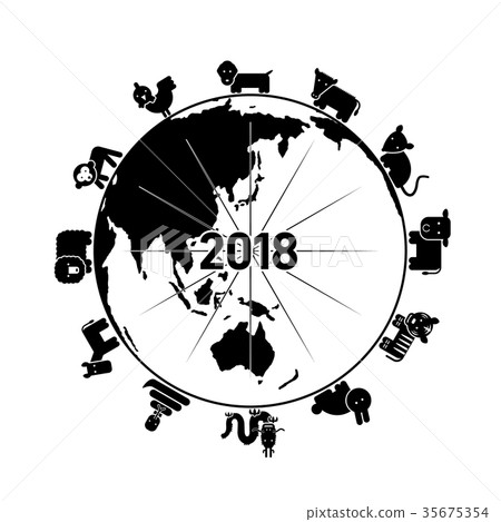 Illustration of zodiac signs Illustration of zodiac signs 35675354