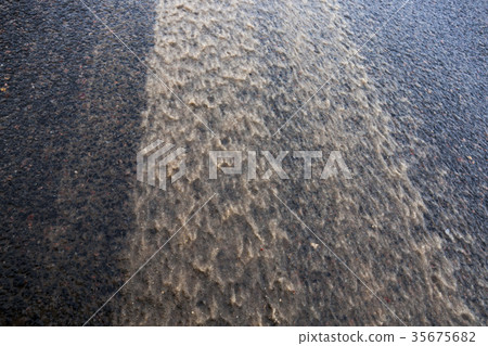 dirty snow and slush dirty snow and slush 35675682