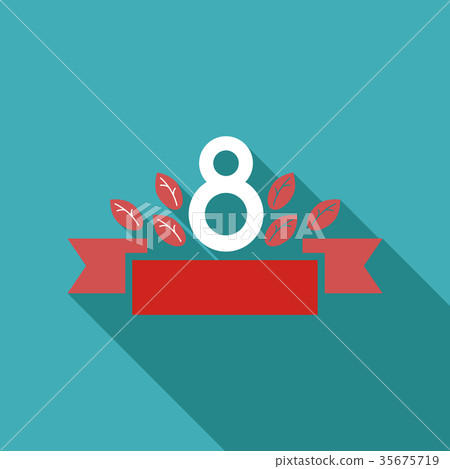 Vector illustration of 8 march womens day greeting 35675719