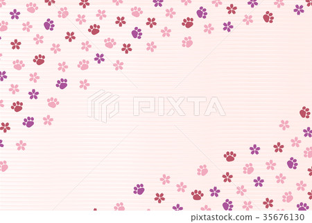 雄雞新年的卡片肉球背景 插圖素材 圖庫