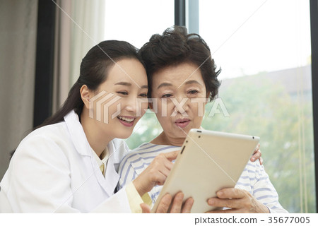 Doctor, patient Doctor, patient 35677005