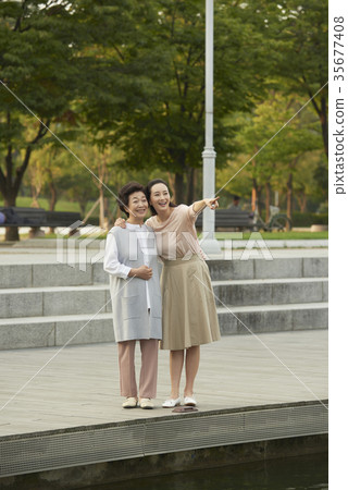 Hug, happiness, mom, daughter Hug, happiness, mom, daughter 35677408