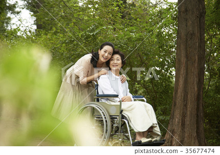 醫療,母親,女兒 醫療,母親,女兒 35677474