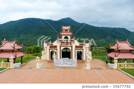 Historical place on An mountain top Historical place on An mountain top 35677792